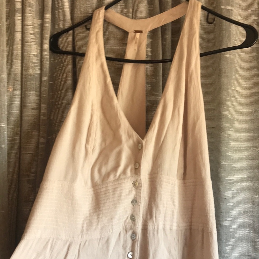 Beige maxi dress